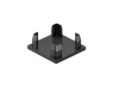 Cadro Комплект заглушек для базового профиля (2 шт.), цвет черный