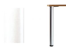 Нога d.60 Н700 для стола, цвет белый RAL9003, комплект 4 штуки